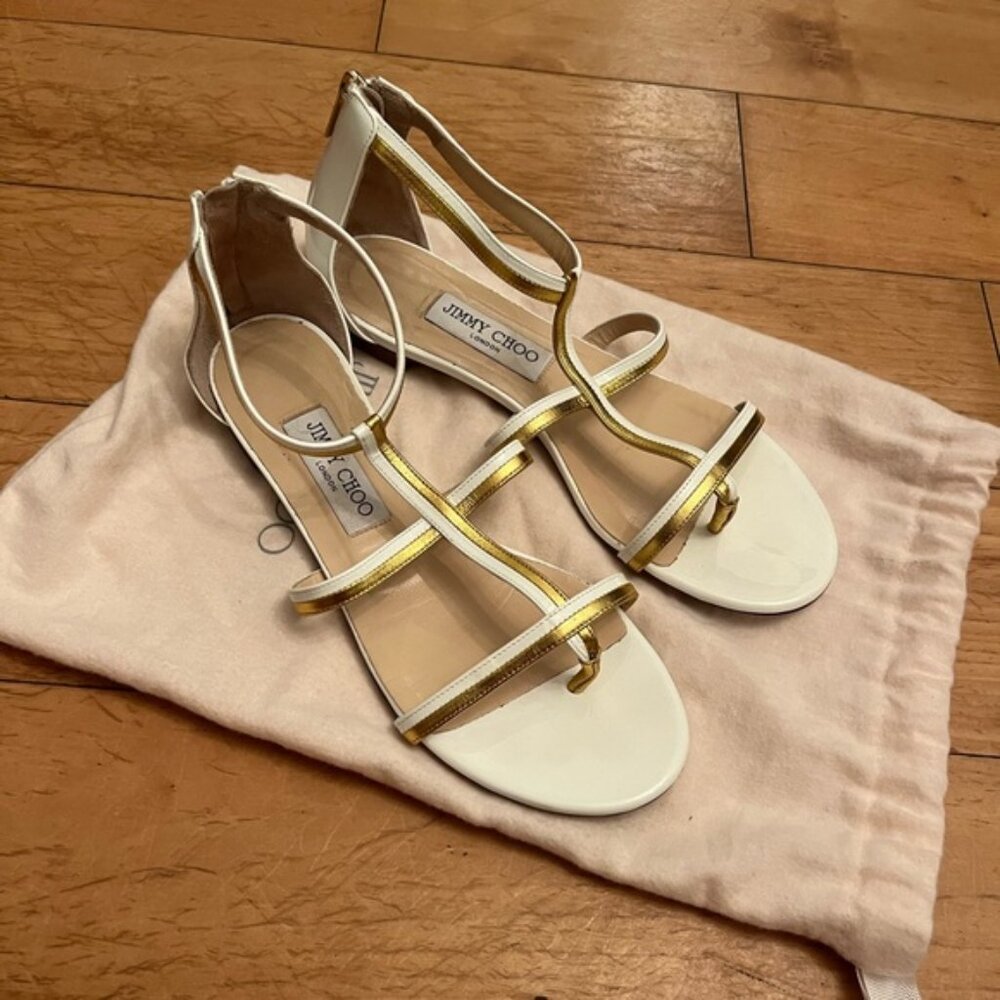 JIMMY CHOOSE Tabitha gladiator sandal - size 38.5